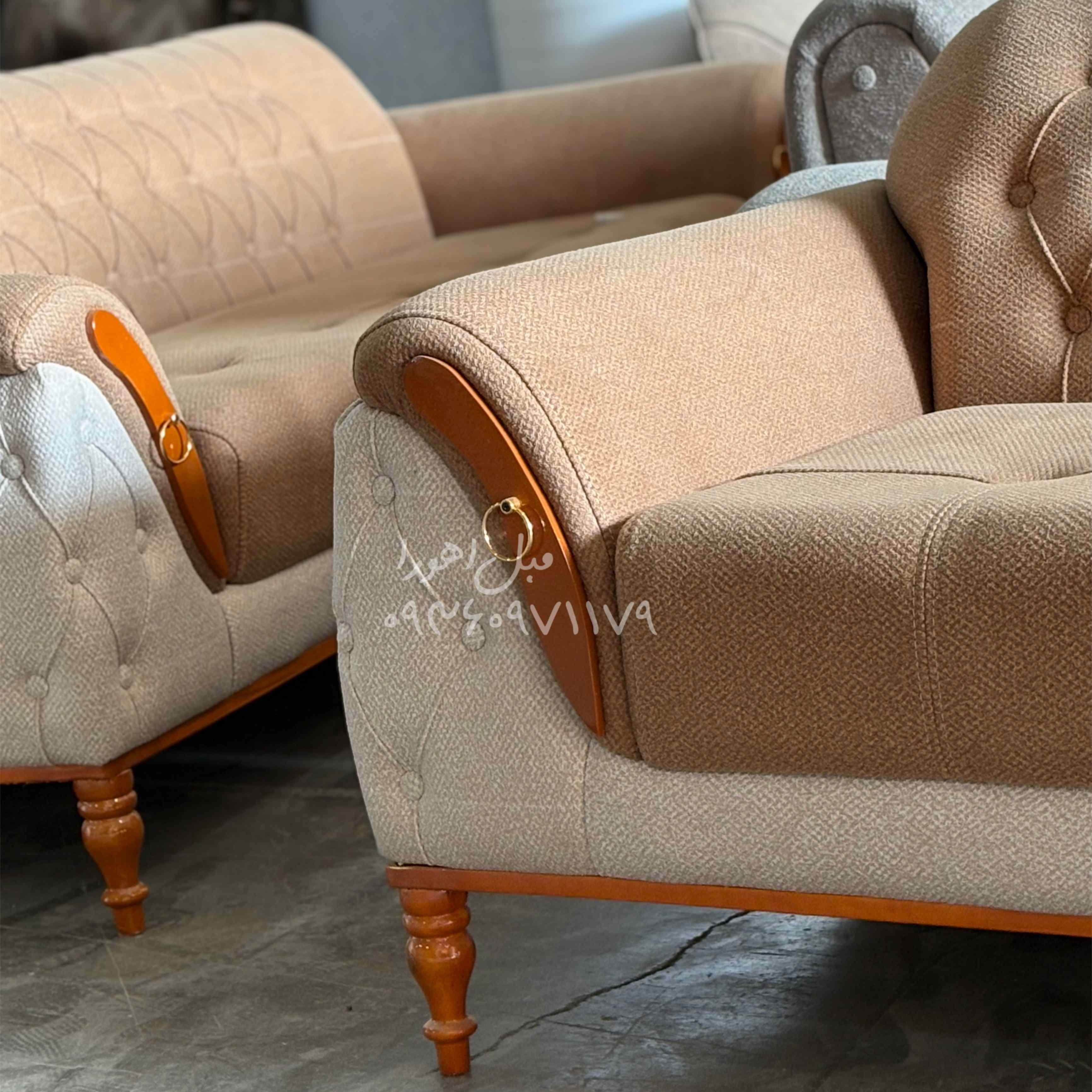 مبل راحتی مدل پارمیس خرید از مبل اهورا