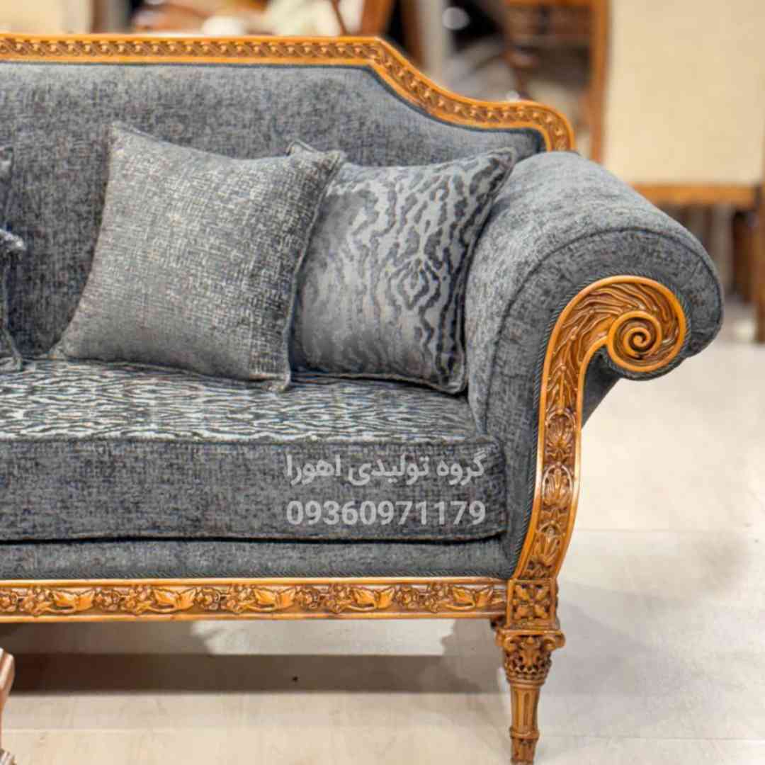 مبل پیچک با پارچه نانو ضد لک